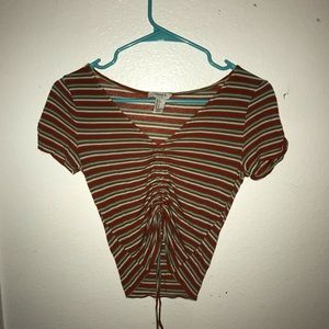 striped top